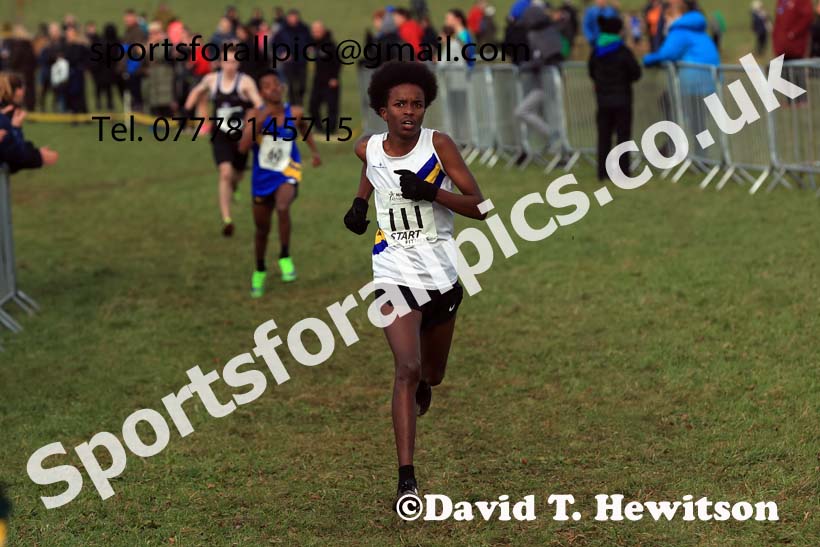 Boys Under-15s 2024 Northern Cross Country Champs., Sedgefield. Photo: David T. Hewitson/Sports for All Pics